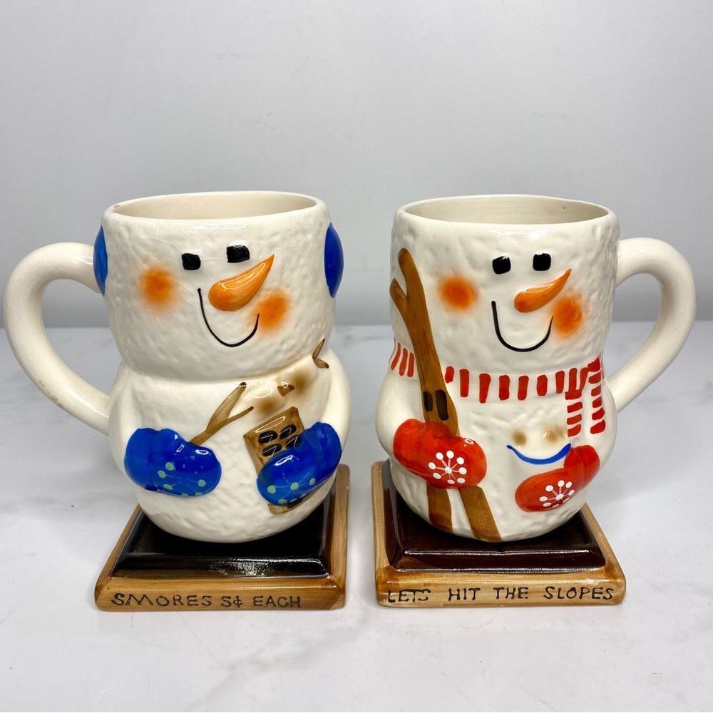 Snowman Christmas Mugs (2)
